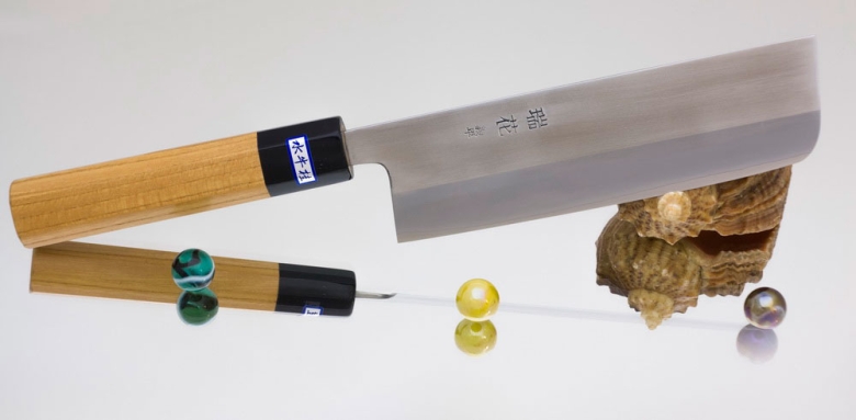 Кухонный нож Gihei-hamono, серия ZDP-189 (японская ручка), Nakiri 165мм, арт. GZD-N16J