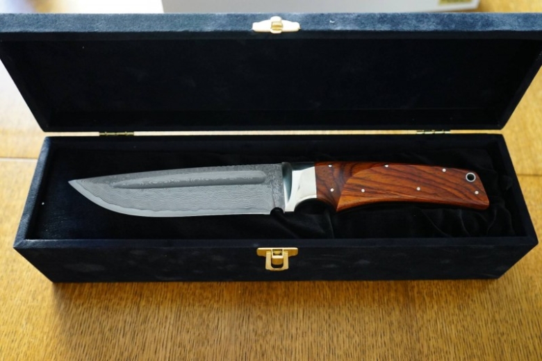 Нож с фиксированным клинком Hattori Miyabi, Cowry-X, 150мм, арт. KD30-miyabi