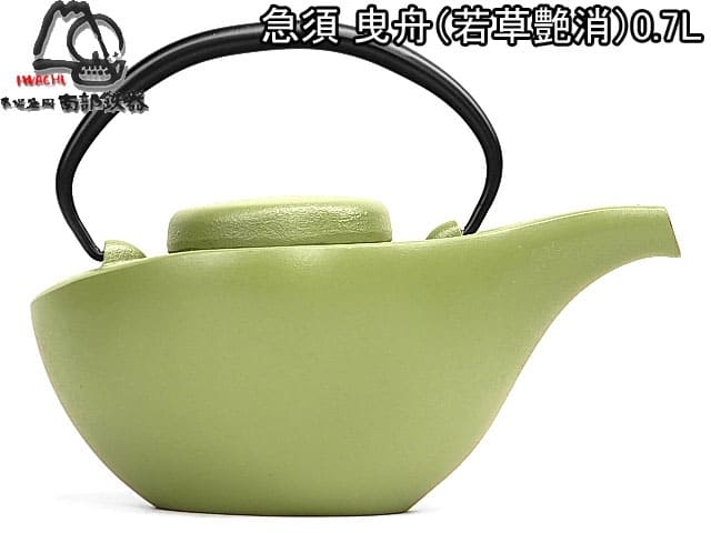 Чугунный чайник IWACHU для чайной церемонии 0,7 л. (салатовый), арт. 12471