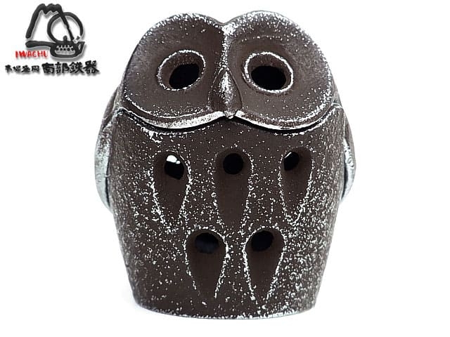 Чугунная аромакурительница IWACHU Сова (черная), арт. 29245