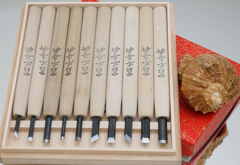 Набор резцов по дереву Hon Koshihide, 10 предм., арт. 33-10