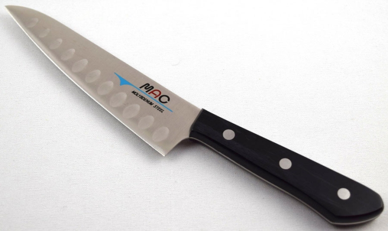 Кухонный нож MAC, серия Chef, Paring With Dimples 130мм (с проточкой), арт. TH-50