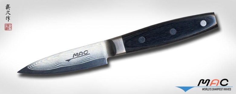 Кухонный нож MAC, серия Damascus, Paring 90мм, арт. DA-PK-90