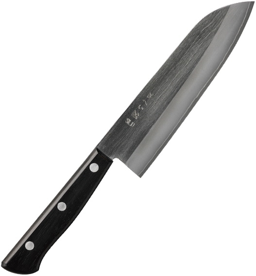 Кухонный нож Gihei-hamono, серия SLD (европейская ручка), Santoku 165мм, арт. GSL-S16W