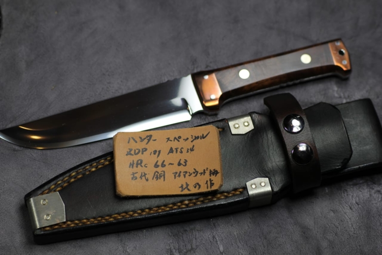 Туристический нож с фиксированным клинком Katsumi Kitano Hunter, арт. KK-018