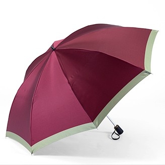 Механический зонт Maehara, серия BORDER-L-TU, Dark Red / Gold, арт. FC015008R2