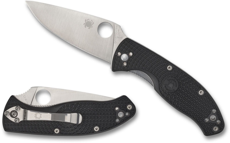 Складной нож Spyderco, серия Tenacious, Black FRN Handles, 8Cr13MoV, Plain, арт. C122PBK