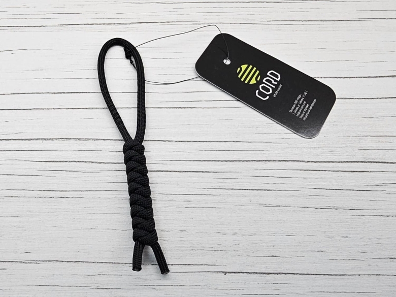 Темляк паракордовый Cord (тип1), Black (Черный), арт. Cord_61474