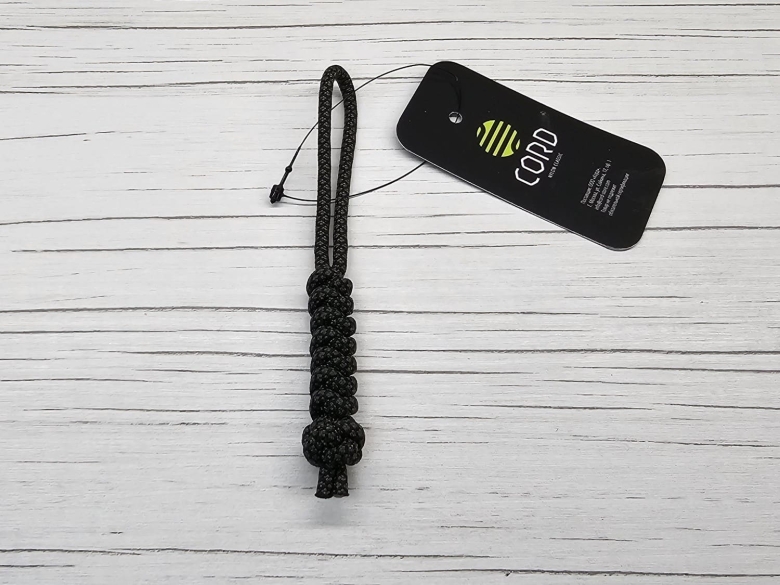 Темляк паракордовый Cord (тип2), Black snake (Черная змея), арт. Cord_61863