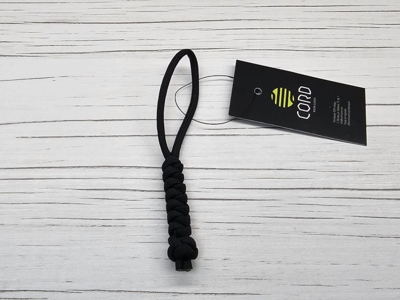 Темляк паракордовый Cord (тип2), Black (Черный), арт. Cord_61559
