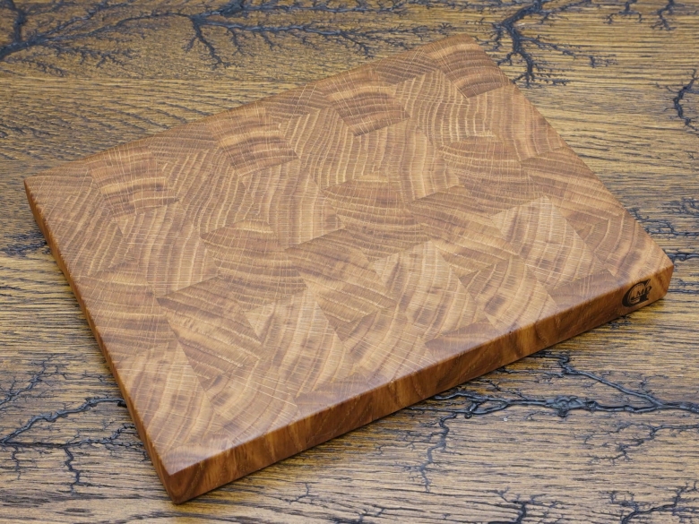 Доска разделочная торцевая MDG (Дуб) 150х200x20мм, арт. T_D 15x20x2