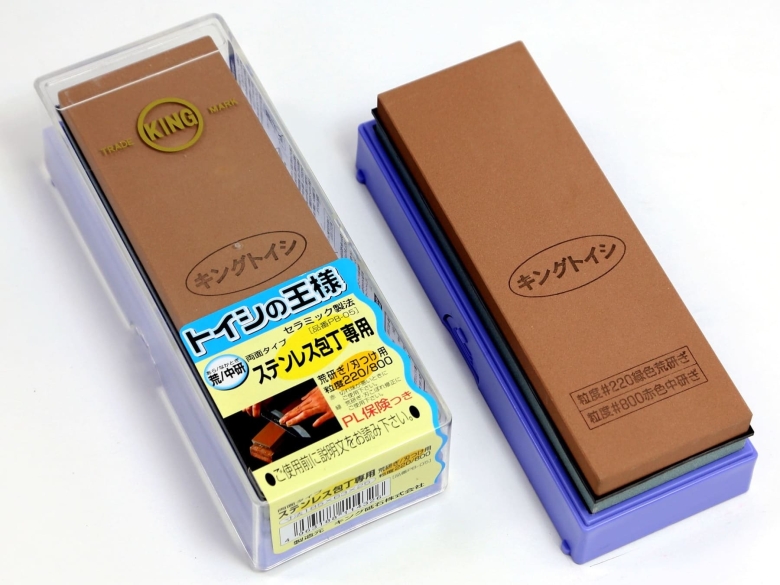 Водный камень King, 220/800 грит, 185x63x12мм / 185x63x12мм, арт. PB-05