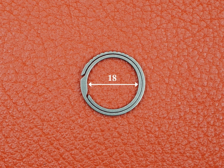 Кольцо заводное титановое 23мм VipXHoReCa, арт. VH12060