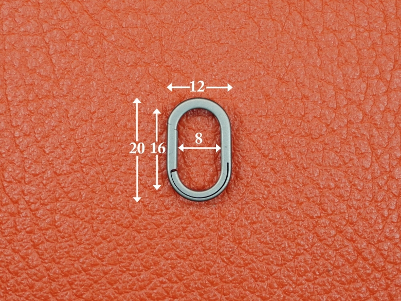 Кольцо соединительное титановое (овал) 19мм VipXHoReCa, арт. VH12108